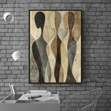 Silhouette Canvas Wall Art - A Minimalist Expression Of Humanity