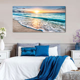 Serene Ocean Sunset Canvas Wall Art