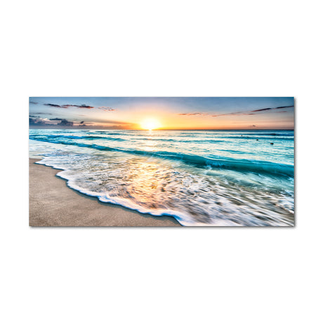 Serene Ocean Sunset Canvas Wall Art