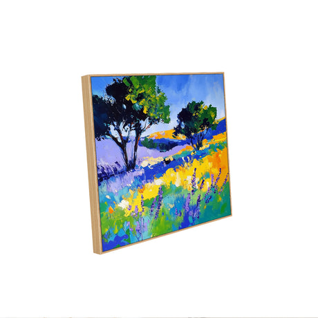 Vibrant Countryside Landscape Canvas Wall Art