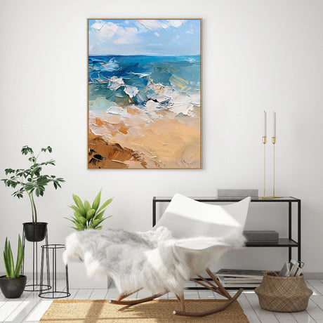 Coastal Beach Canvas Wall Art