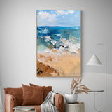 Coastal Beach Canvas Wall Art