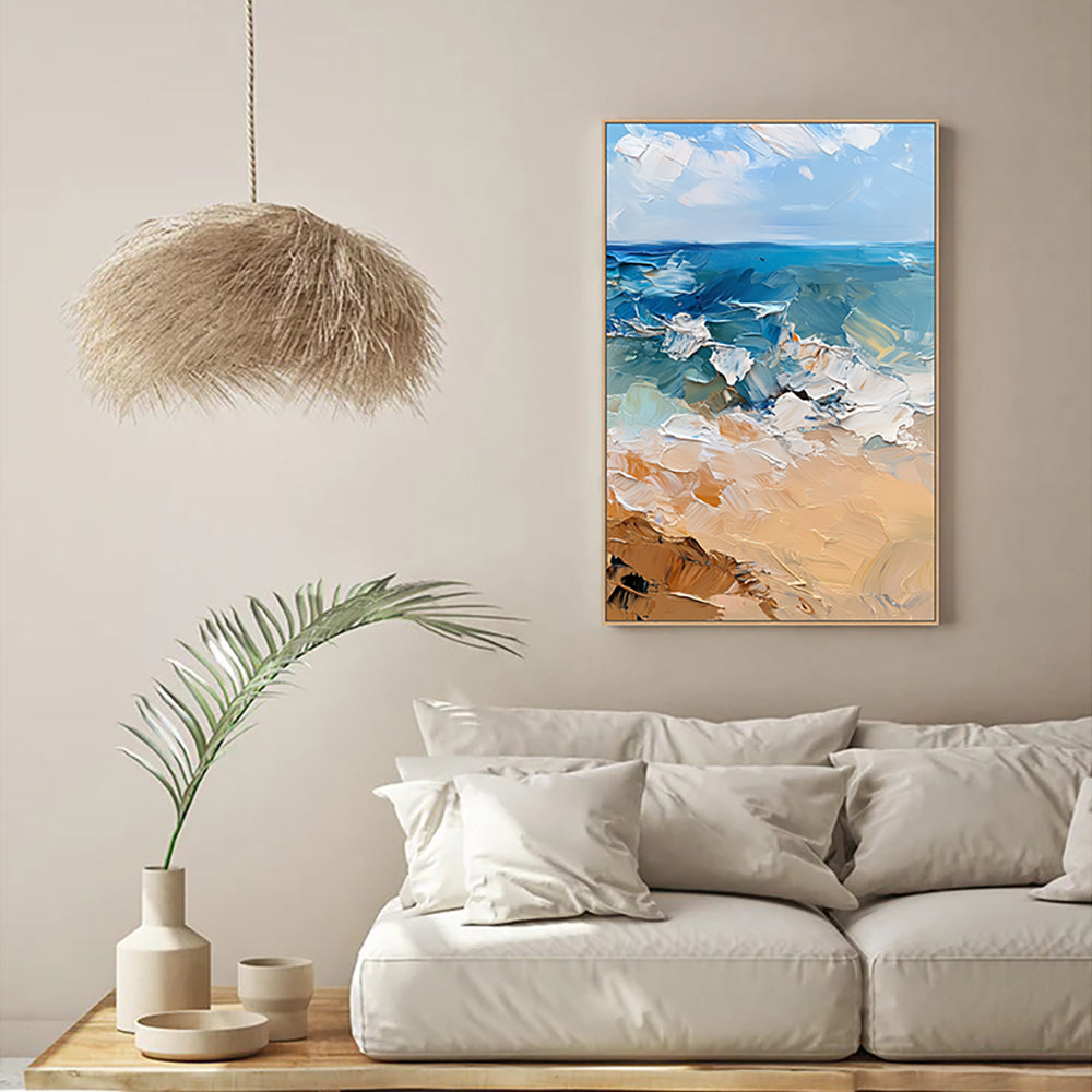 Coastal Beach Canvas Wall Art