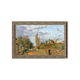 The Road To Pontoise By Camille Pissarro