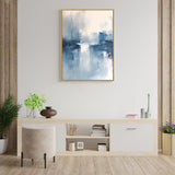 Serene Blue Skyline Canvas Wall Art