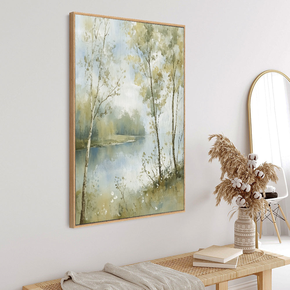 Serene Landscape – Tranquil Nature-Inspired Décor  Canvas Wall Art
