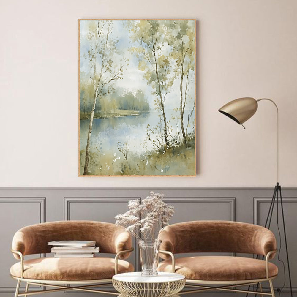 Serene Landscape – Tranquil Nature-Inspired Décor  Canvas Wall Art