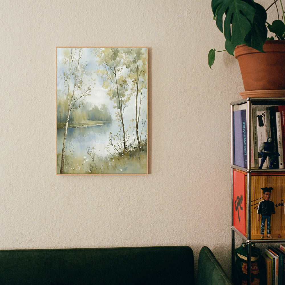 Serene Landscape – Tranquil Nature-Inspired Décor  Canvas Wall Art