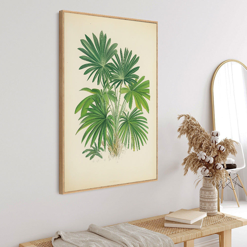 Botanical Palm – Lush Greenery Décor Canvas Wall Art