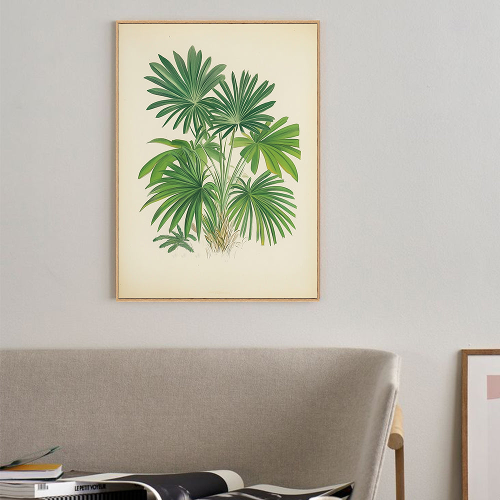Botanical Palm – Lush Greenery Décor Canvas Wall Art