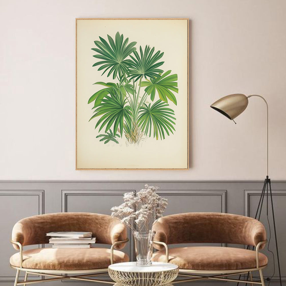 Botanical Palm – Lush Greenery Décor Canvas Wall Art