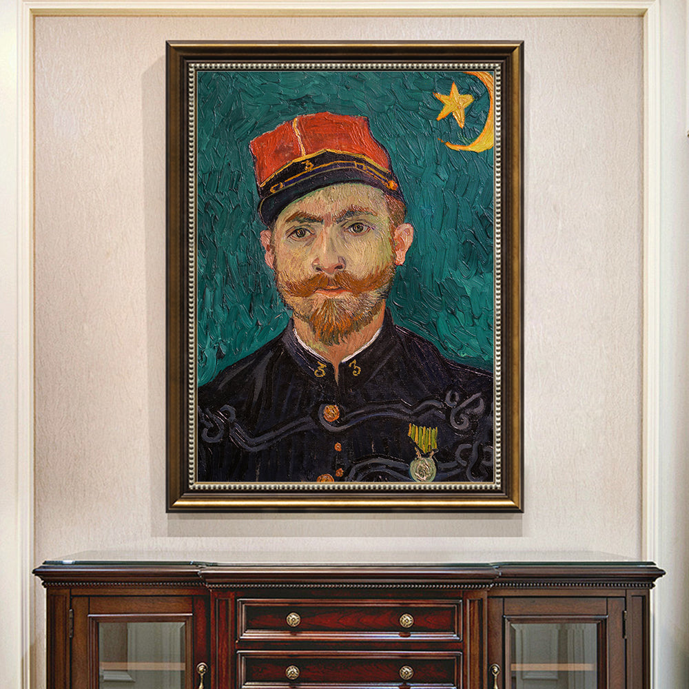 Vincent Van Gogh’s Portrait Of A Postman - A Timeless Icon Canvas Wall Art