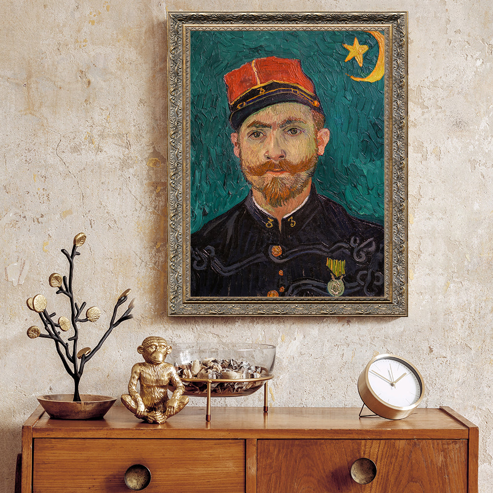 Vincent Van Gogh’s Portrait Of A Postman - A Timeless Icon Canvas Wall Art