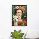 Boho Portrait Canvas Wall Art - A Unique Blend Of Art And Nature