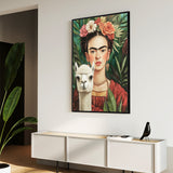 Boho Portrait Canvas Wall Art - A Unique Blend Of Art And Nature