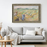 The Harvest By Camille Pissarro