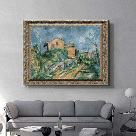 Maison Maria With A View Of Château Noir By Paul Cézanne