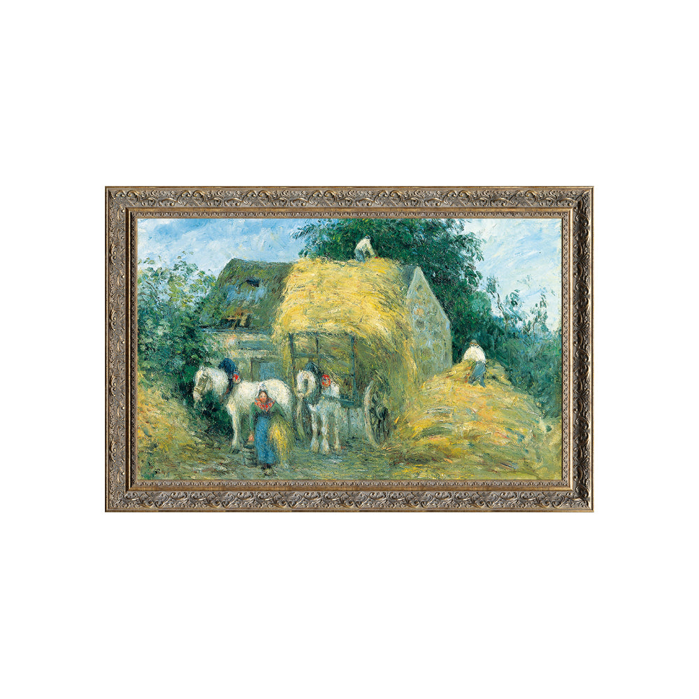 The Hay Cart, Montfoucault By Camille Pissarro