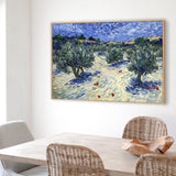 Olive Grove - Inspired By Impressionist Landscapes Canvas Wall Art