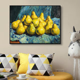 Rustic Pear Still Life - Timeless Canvas Wall Art