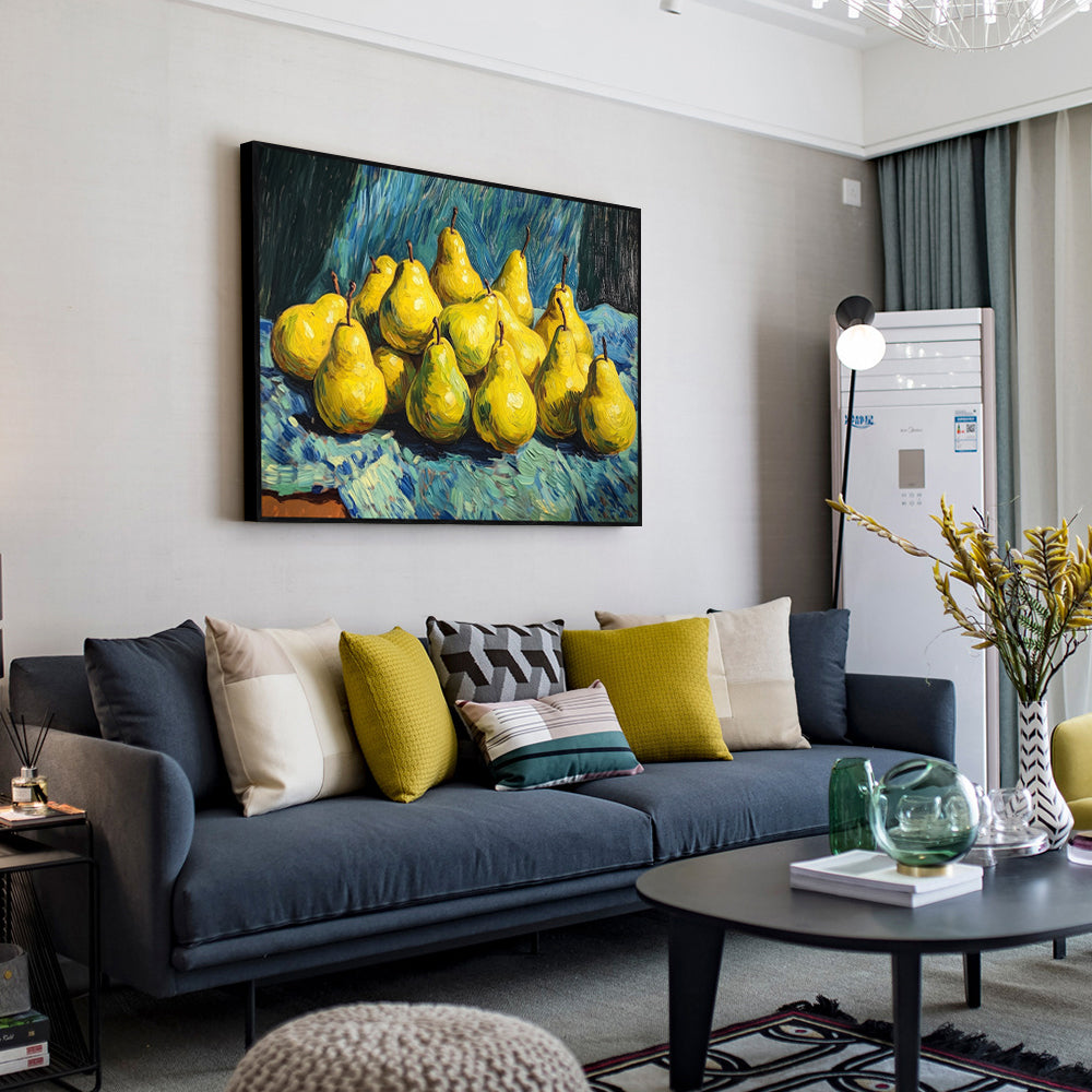 Rustic Pear Still Life - Timeless Canvas Wall Art