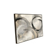 Monochrome Circular Canvas Wall Art 
