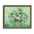 Vincent Van Gogh’s Vase With White Roses - A Floral Masterpiece Canvas Wall Art