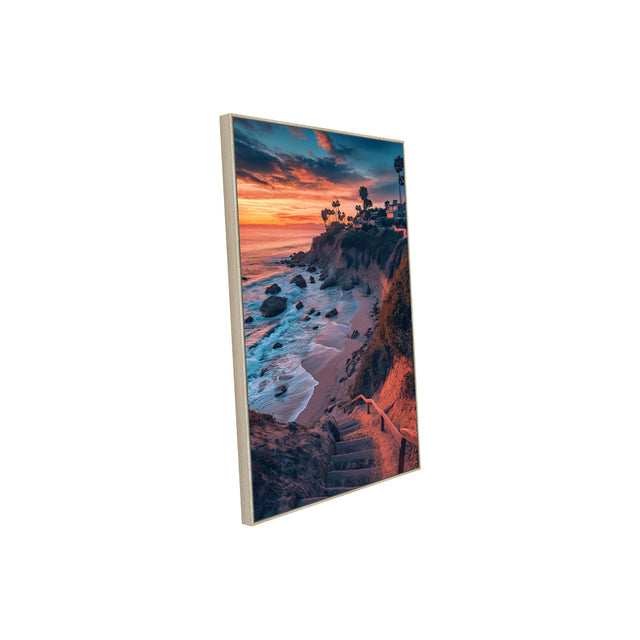 Coastal Sunset Canvas Wall Art