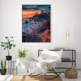 Coastal Sunset Canvas Wall Art