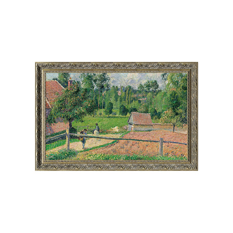 "The Delafolie House, Éragny" By Camille Pissarro