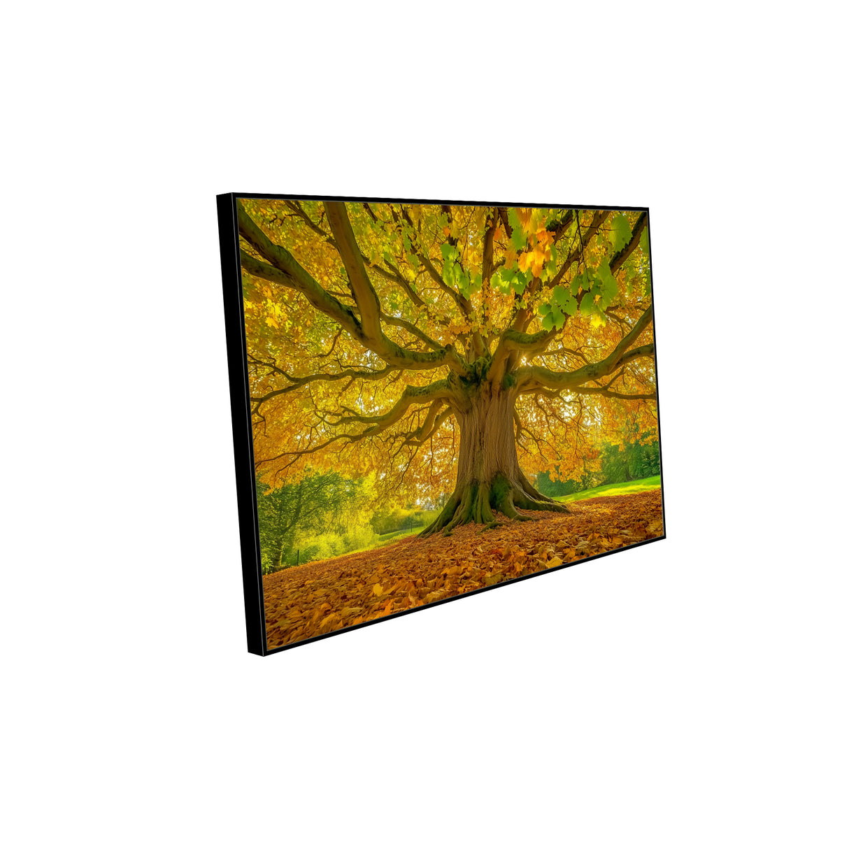 Rooted in Gold: Autumn Elegance - Canvas Wall Art