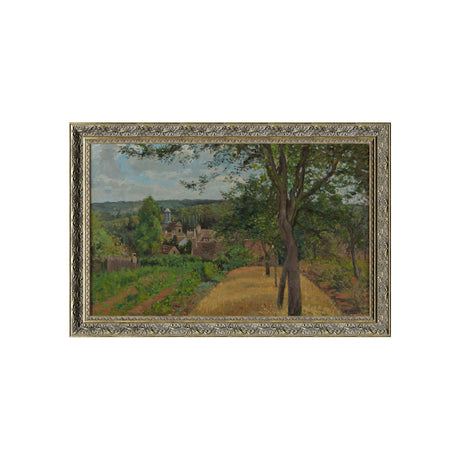 "Orchards at Louveciennes" By Camille Pissarro