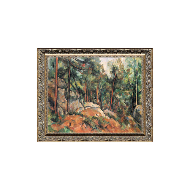 Forest Interior By Paul Cézanne