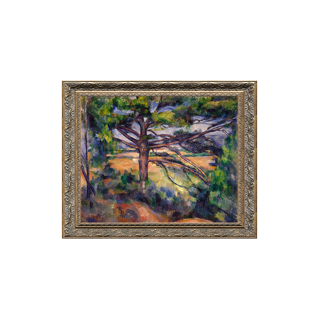 Large Pine And Red Earth By Paul Cézanne