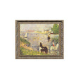 Horses In The Water By Georges Seurat