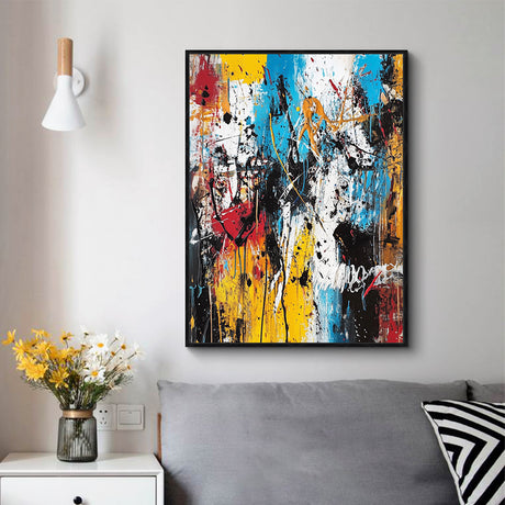 Bold Expression Canvas Wall Art - Ignite Your Space With Vibrant Energy