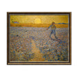 Vincent Van Gogh’s The Sower - A Radiant Masterpiece Of Hope And Nature Canvas Wall Art