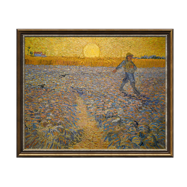 Vincent Van Gogh’s The Sower - A Radiant Masterpiece Of Hope And Nature Canvas Wall Art