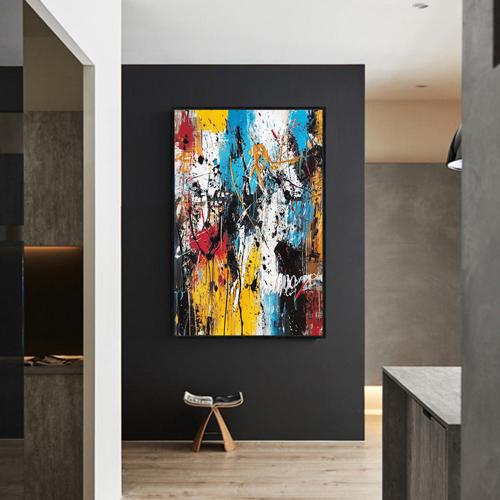 Bold Expression Canvas Wall Art - Ignite Your Space With Vibrant Energy