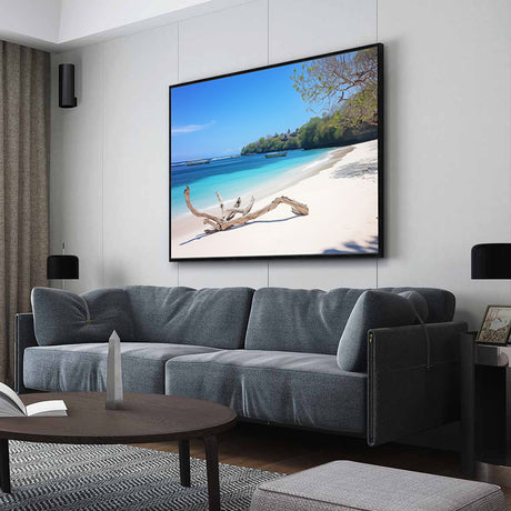 "Serene Beach Escape"-Canvas Wall Art