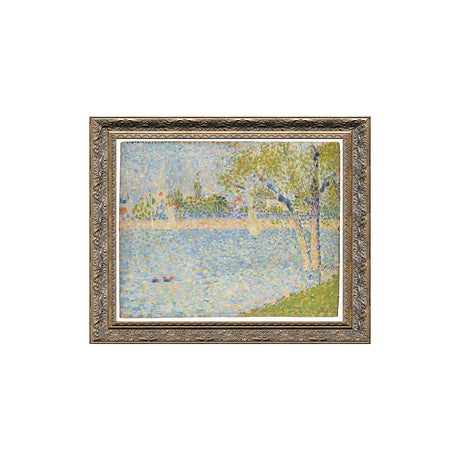 The Seine At Asnières By Georges Seurat