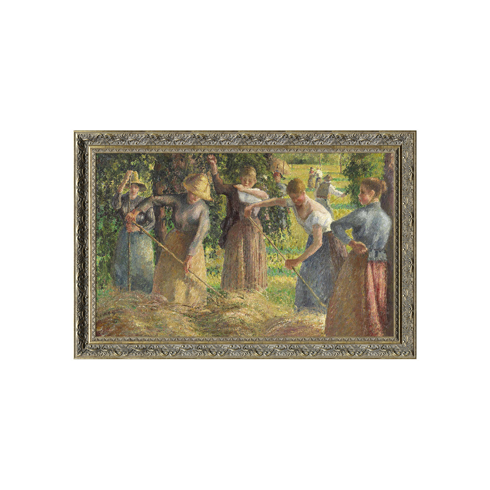 "Hay Harvest at Éragny" By Camille Pissarro