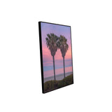 "Twin Palms at Sunset"- Canvas Wall Art