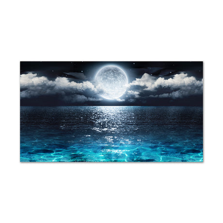 Moonlit Ocean Canvas Wall Art