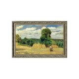 "The Harvest at Montfoucault" By Camille Pissarro