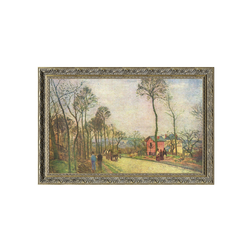 "The Road to Versailles at Louveciennes" By Camille Pissarro