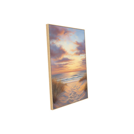 Coastal Sunset Serenity Canvas Wall Art