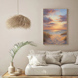 Coastal Sunset Serenity Canvas Wall Art