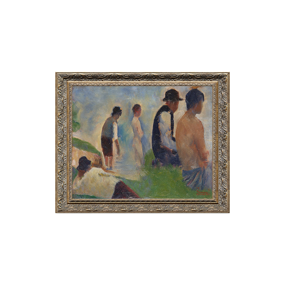 Bathers At Asnières By Georges Seurat