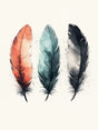Feather Canvas Wall Art